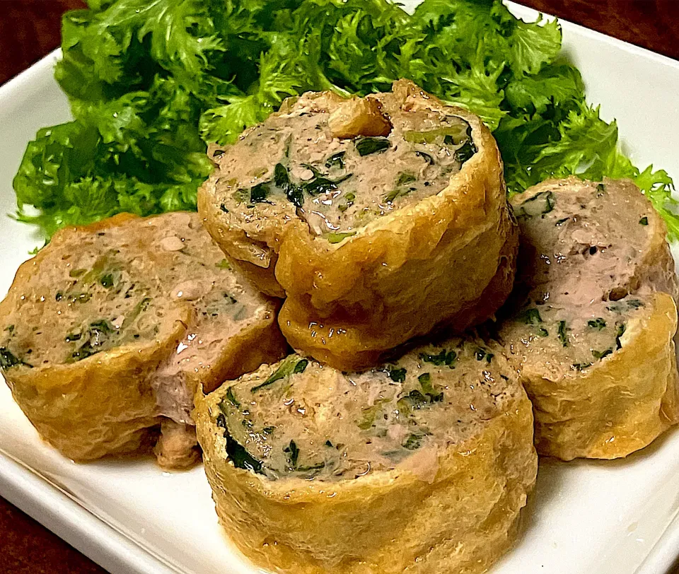 油揚げのズボラ巻き|ななごさん