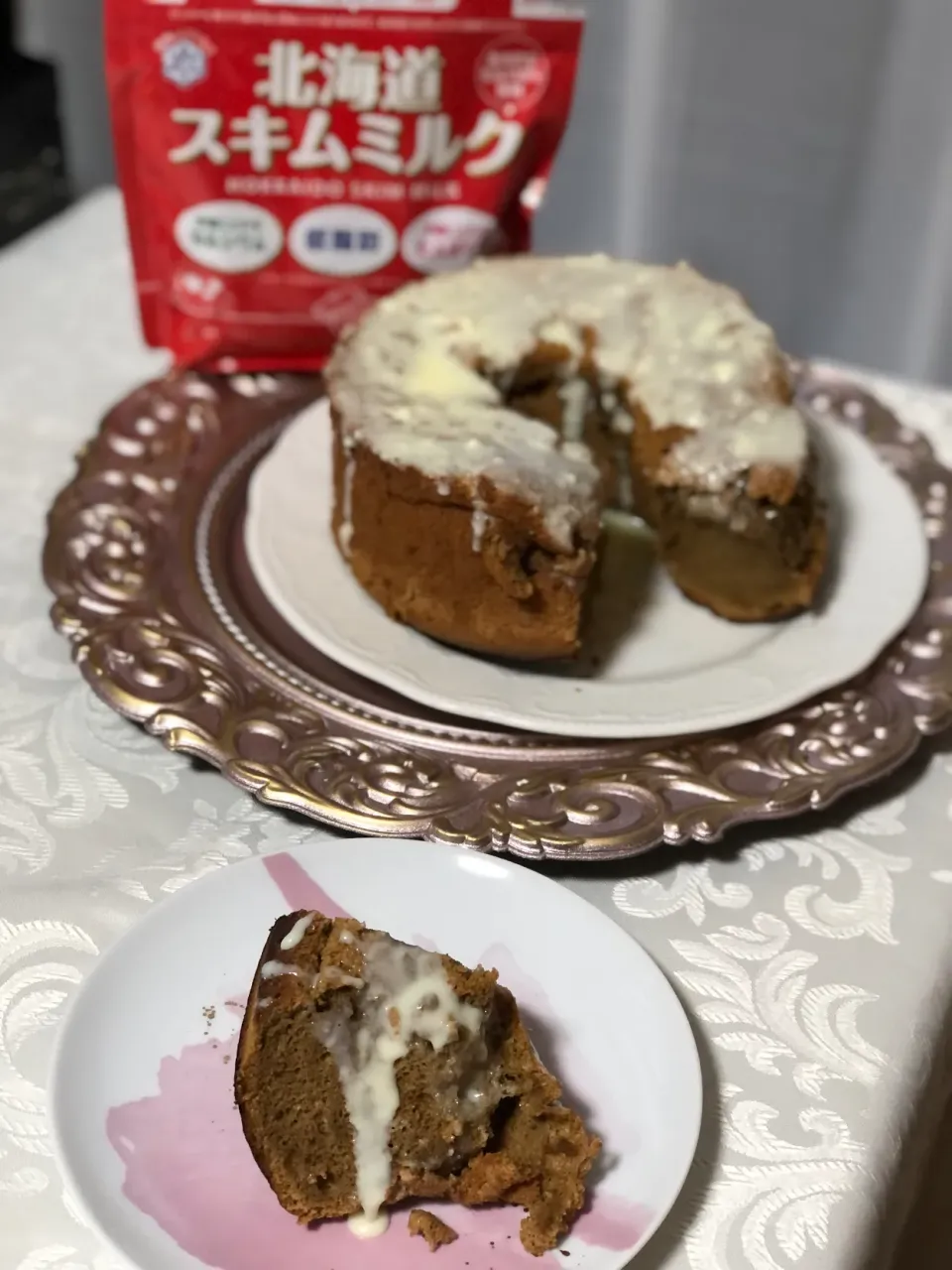 コーヒーシフォンケーキを作りました。|のりこカルチャーサロンさん