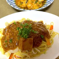 大豆ミート麻婆焼きラーメン|もーやんさん