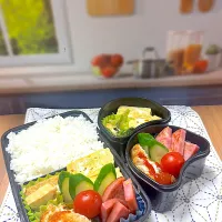 チキンカツレツ弁当|アッキーさん