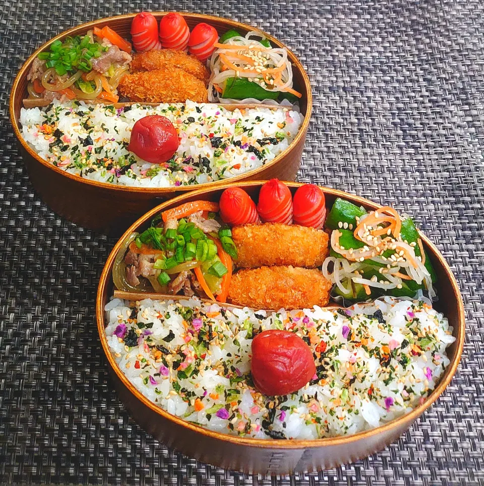 母とムスコのラブラブおソロ♪野菜いっぱいプルコギ弁当|からあげビールさん