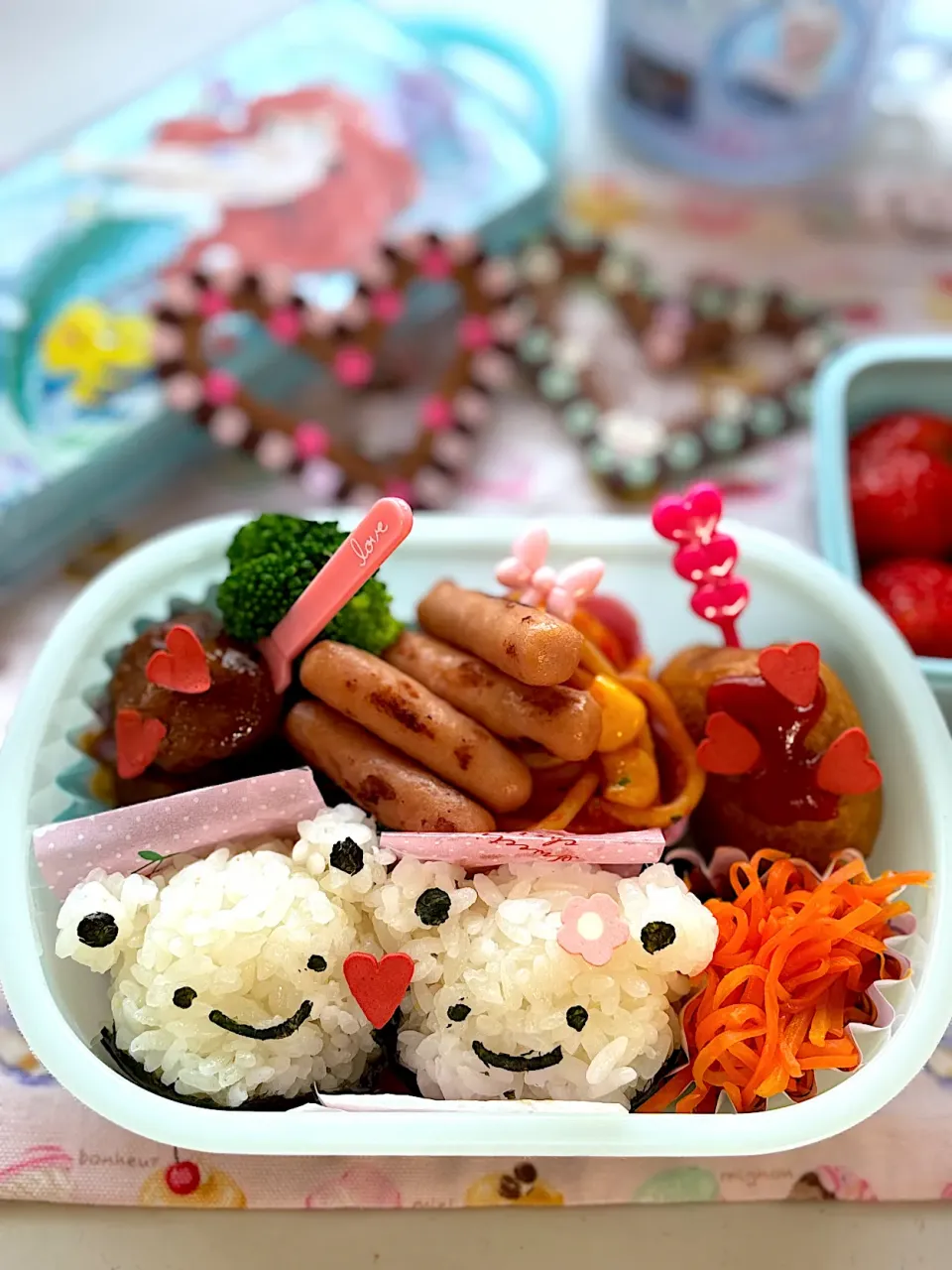 年少さん💌バレンタイン弁当|いおりんこさん