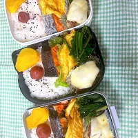 パパ長男次女弁当🍱|しーちゃんさん