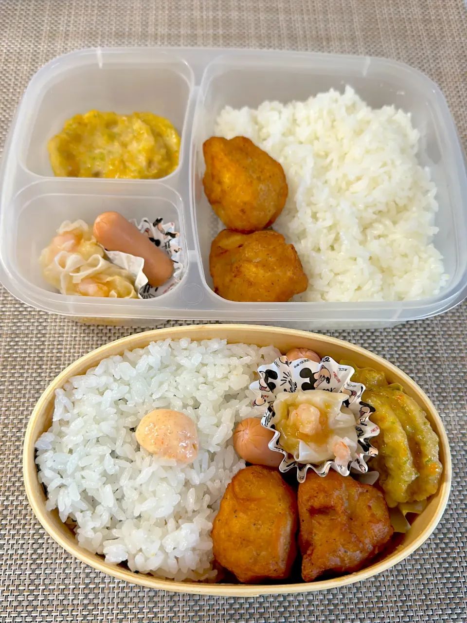 明太マヨご飯弁当。旦那さん、娘弁当。|ゆーこ。さん