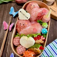 バレンタイン弁当|Akiyoෆ¨̮⑅さん