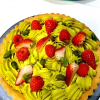 Thank you Federico for this outrageously yummy “pistachio cream pie”|gonbenさん