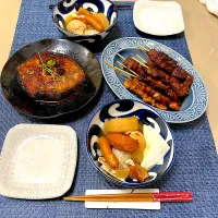 おでん🍢まぐろテールのステーキ、焼き鳥|kekekeさん