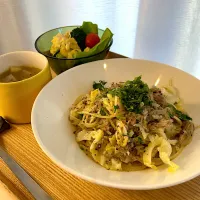 鯖缶とキャベツのパスタセット|pontalさん