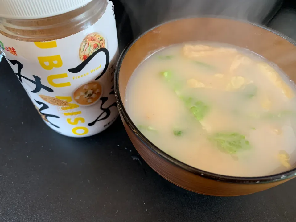 つぶみそ汁　ミルク風味|そらまめさん