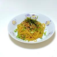 和風納豆パスタ|イシュタール石井さん