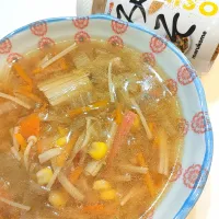 マルコメつぶみそ入り豚バラ野菜スープ|ふうママんさん