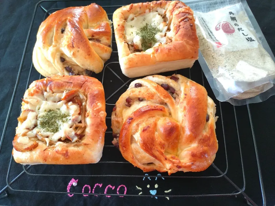 きんぴらチーズパン&発酵あんこパン✨|cocco+さん