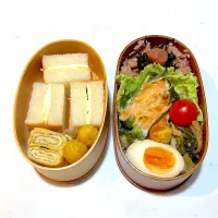 今日のオット弁当と、高２ムスメ弁当。|chi.aさん