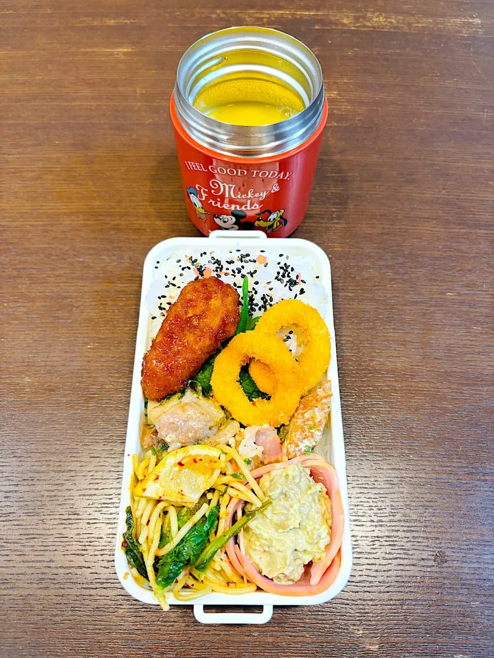 菜の花パスタ弁当|ちはるさん