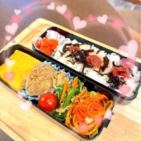 息子のお弁当🍴😋| ゆき茶❁⃘*.ﾟさん