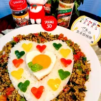 ❤️YOUKIに恋するバレンタイン❤️青唐辛子増しのガパオライス🇹🇭|🌺🌺Foodie🌺🌺さん