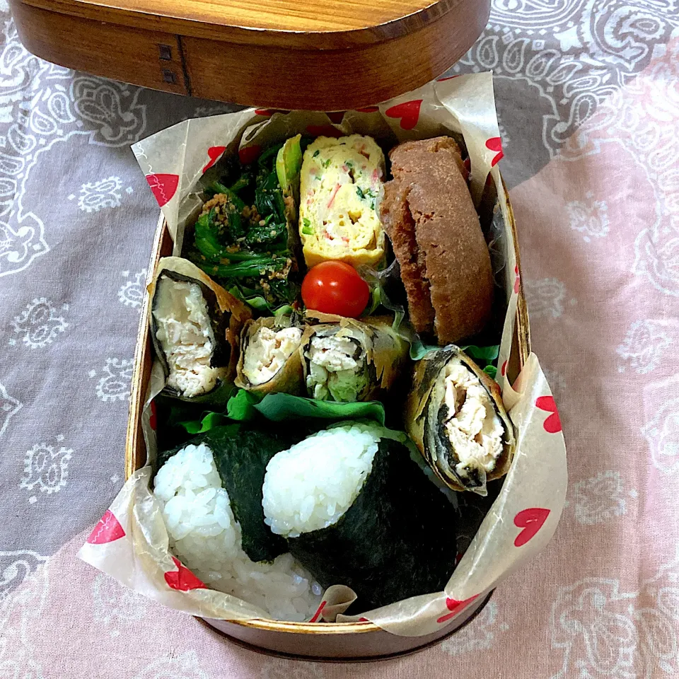 海苔とササミの春巻き弁当|SaDaさん