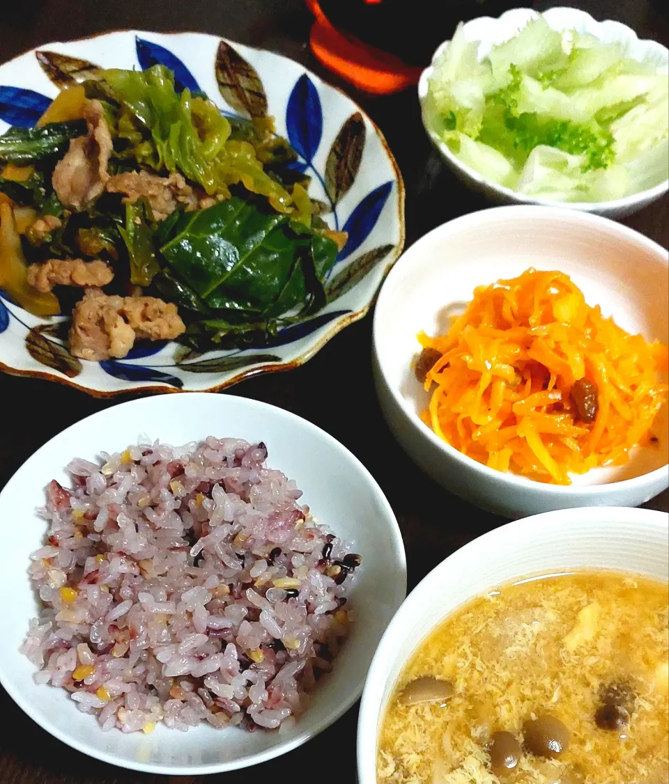 キャベツの醤油煮|きつねさん