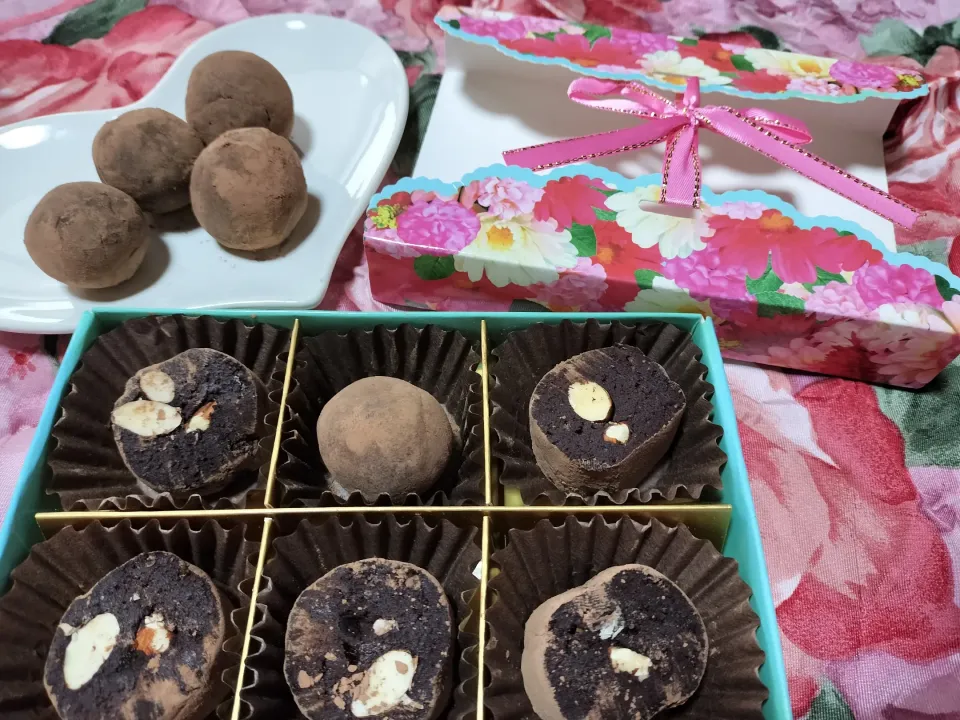 砂糖不使用💖デーツで健康トリュフチョコ|みよぱさん