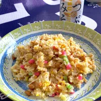 つぶみそで納豆チャーハン|chakoさん