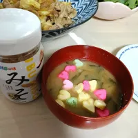 バレンタイン味噌汁|Mogu*moguかぁちゃんさん