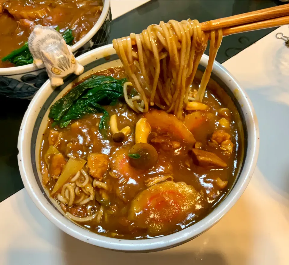 昨日の残りでカレー蕎麦|Takeshi  Nagakiさん