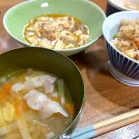 粒味噌フル活用 豚汁と麻婆豆腐|harucaさん