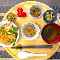 ブサイクなスノーマンと親子丼♪チョコレートも作りました(¯ᴗ¯●)|こりちゃんさん