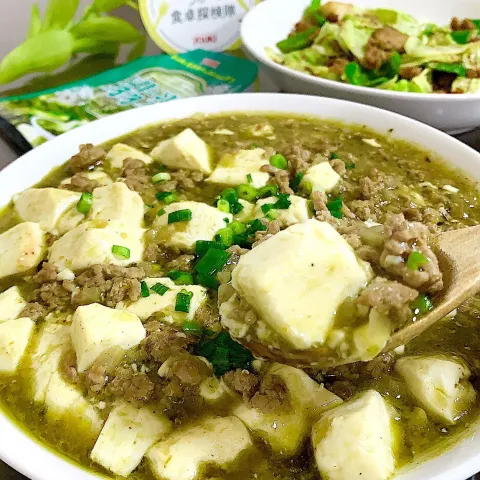 「翡翠麻婆豆腐の素」を使ってみたSnapdishの料理・レシピ写真:🌏世界の食卓探検隊🧭翡翠麻婆豆腐