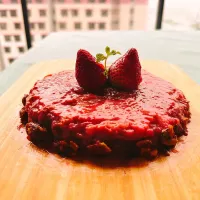 Valentine's Strawberry 🍓 Pudding |AN72さん