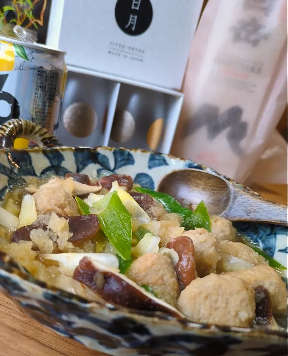 鶏団子のみぞれ煮|まりおさん