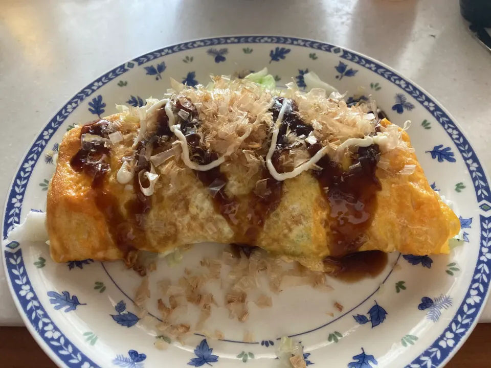 お好み焼き風卵焼きそば|🍊🍒ユッキー🎂🍞🍲さん