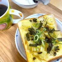 じゃこポテトの和風トースト|ちぃさん