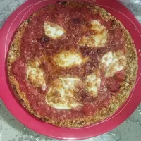 Pizza keto pomodoro mozzarella|Stefano Minelliさん