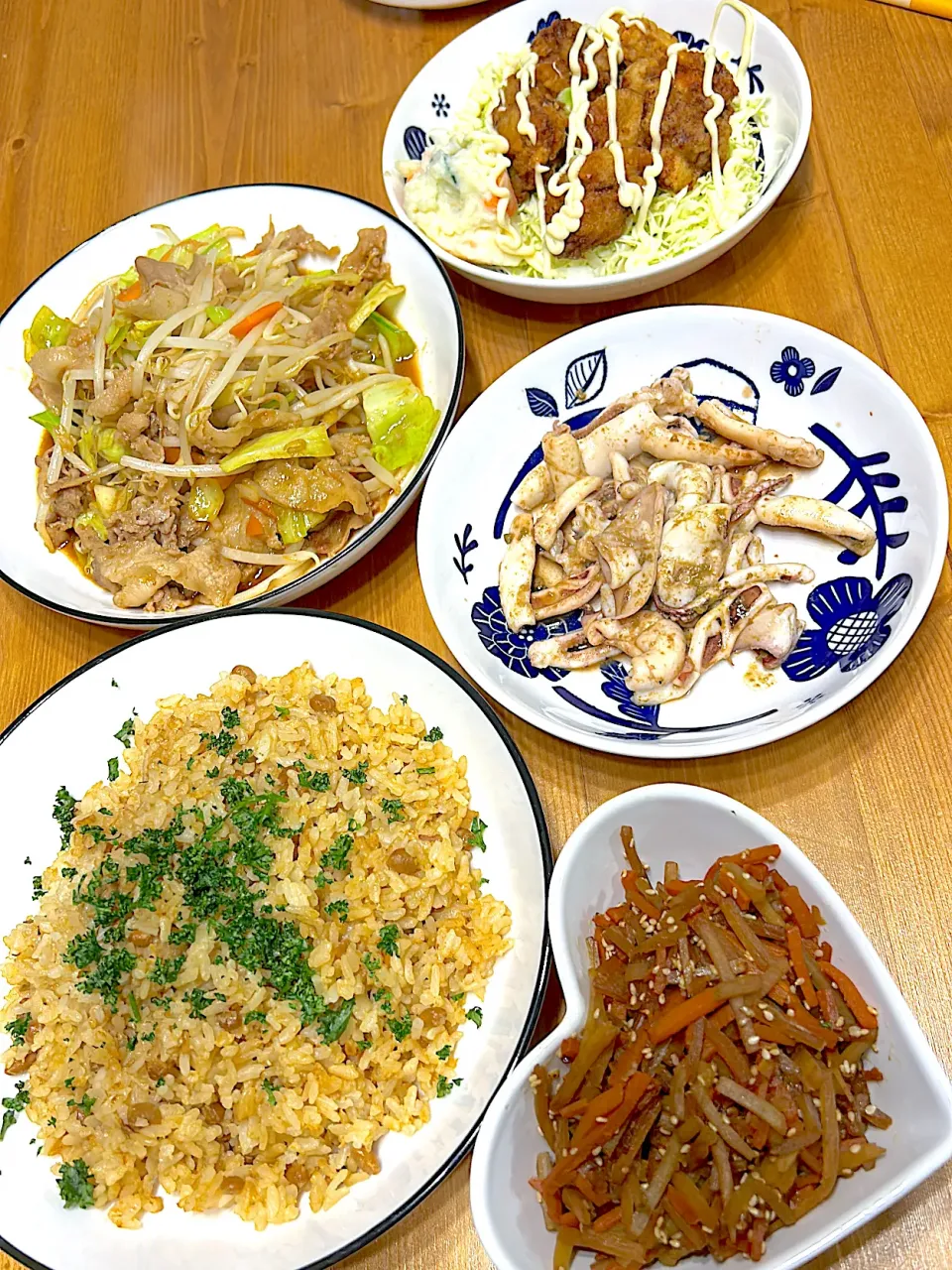 今日の晩ごはんです。|地蔵菩薩さん