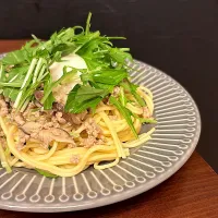 にんべんだし×和風ひき肉パスタ|SALLYさん