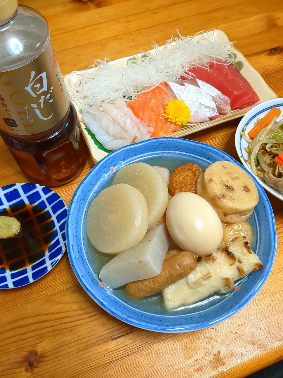 モニター当選でいただいたにんべんの白だしで今夜はおでん🍢|まゆめろさん