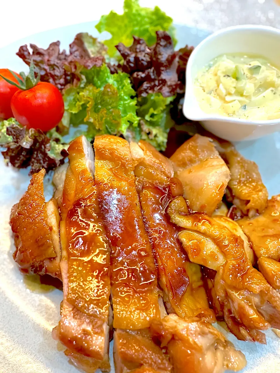 タルタル照り焼きチキン🍗|akkaさん