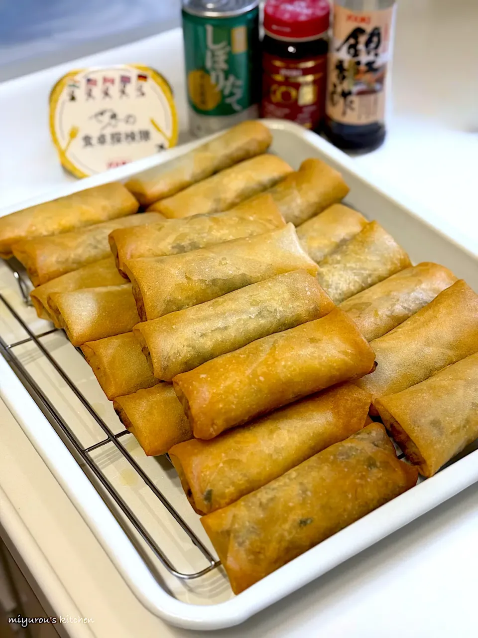 由美さんの料理 春巻きいっぱーい！！いつもの我が家の春巻きにXO醬|由美さん
