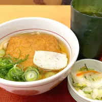 きつねうどん（小）、京風つけもの|haradataさん