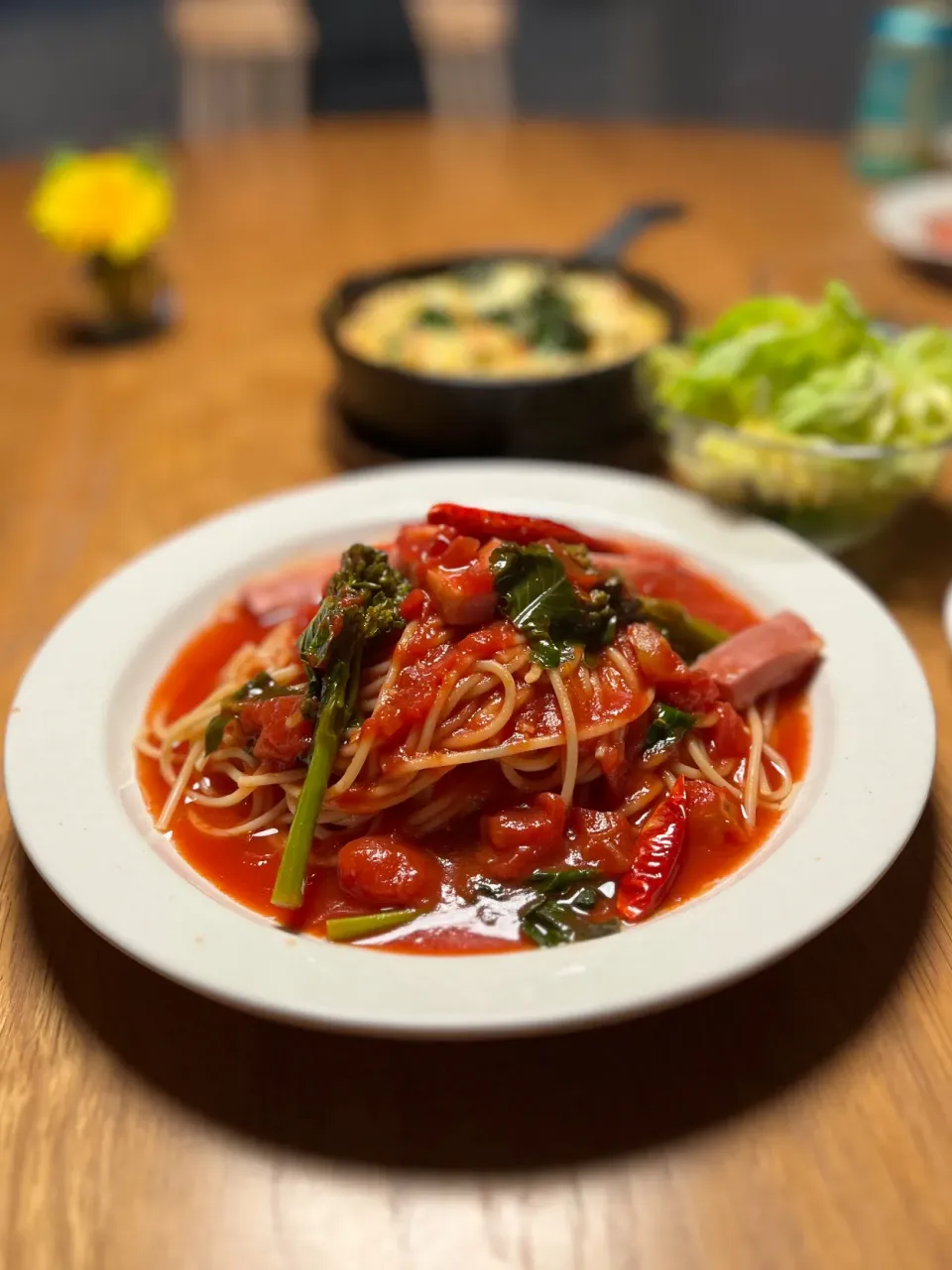 2/16の夕食　トマトスープパスタ|yoneさん