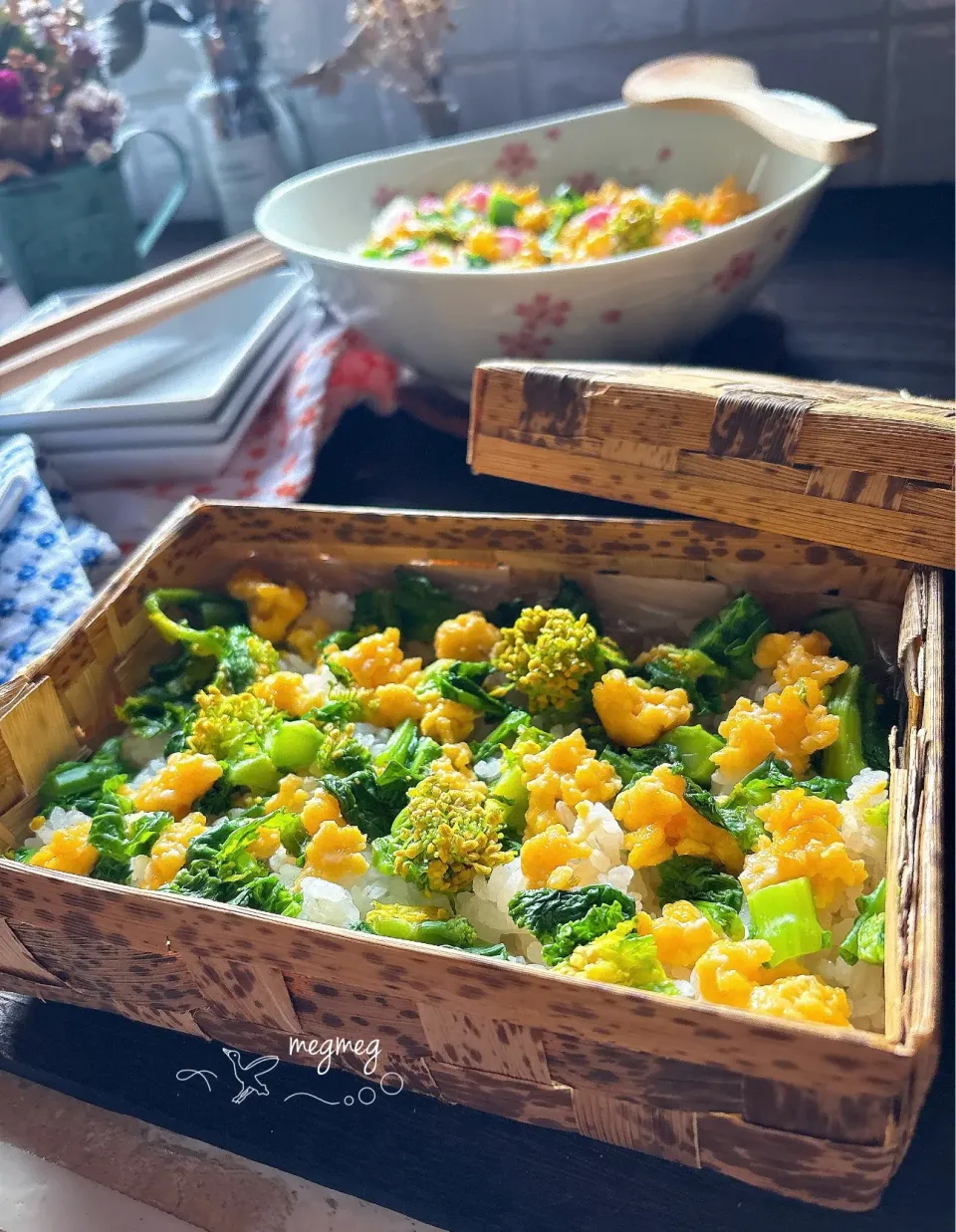 アッチさんの料理 菜の花ごはん|meg*ˊᵕˋ*megさん