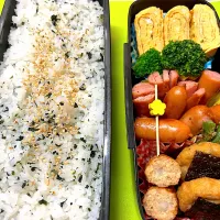 今日の息子へのお弁当🌈2/17(月)|KCo🌈さん