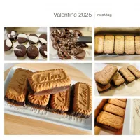 Valentine2025〜チョコパイで作るロータスのトリュフサンド|aki_puさん