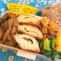 ささ身チーズ　舞茸ご飯弁当|まゆみさん