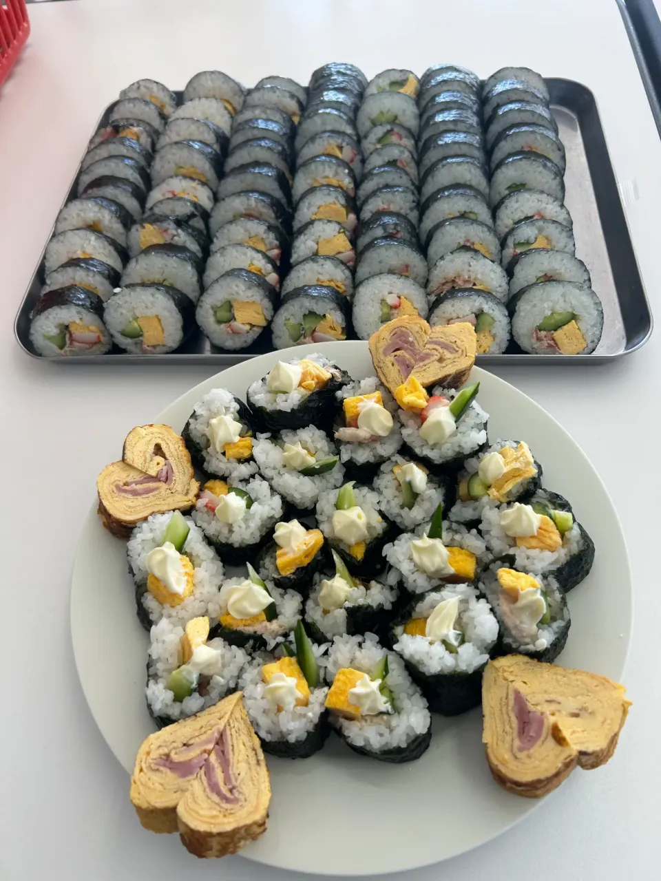 ユッキーさんの料理 恵方巻き　海鮮巻き　肉巻き|🍊🍒ユッキー🎂🍞🍲さん