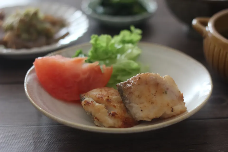 たらのつぶみそにんにく竜田焼き|ちいさなしあわせキッチンさん