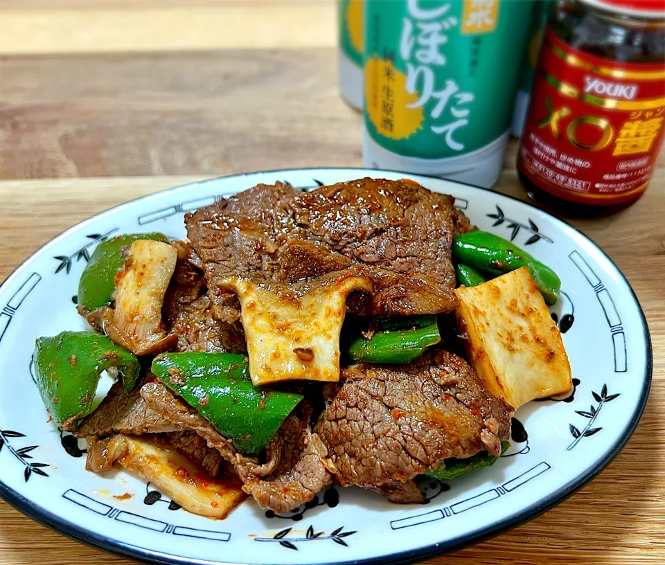 牛肉のピリ辛XO醬炒め|yo_kozuさん