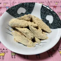 はったい粉（麦こがし）でげんこつ飴