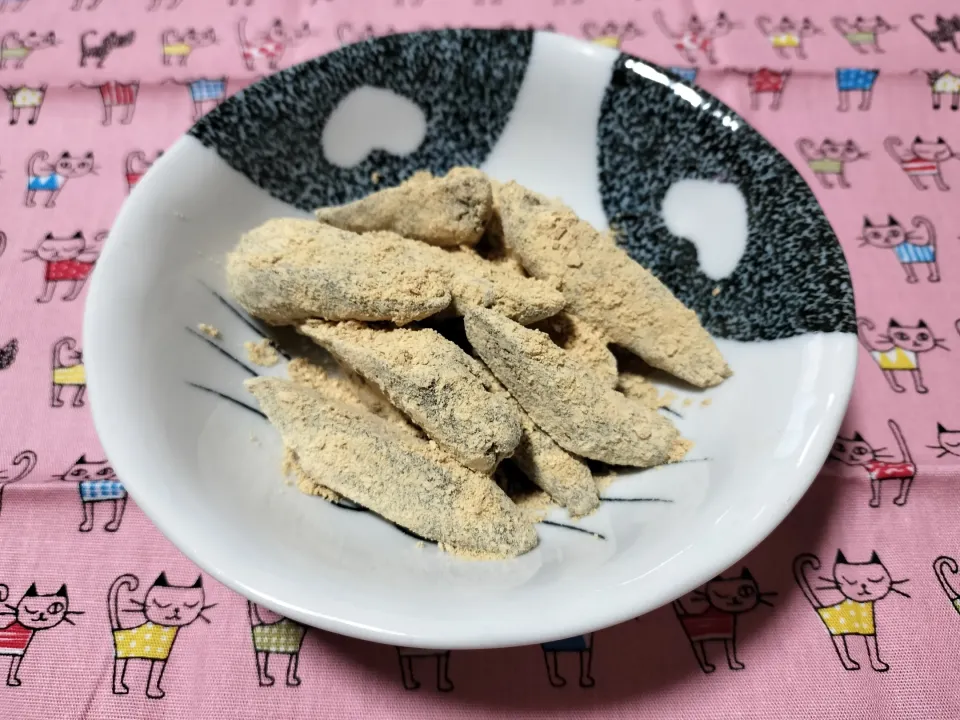 はったい粉（麦こがし）でげんこつ飴|みよぱさん